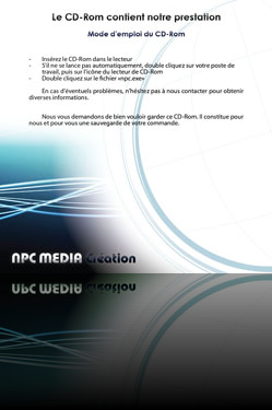 Livret pour CDROM - NPC MEDIA