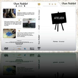 Jaquette du DVD 'Atelier' (client Yves Noblet)