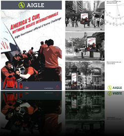 Affiche publicitaire pour Aigle en partenariat avec Arevat (IUT SRC)