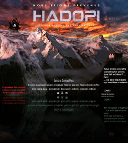 Visuel sur Hadopi (Université Paris 8)
