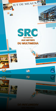 Réalisation de l'affiche de la formation SRC Meaux - Indesign CS4