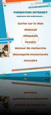 Réalisation de l'affiche de la formation SRC Meaux - Indesign CS4