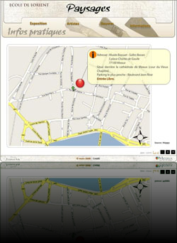 Site événementiel (FullFlash) d'un groupe de peintre - paysages.yvesnoblet.fr
