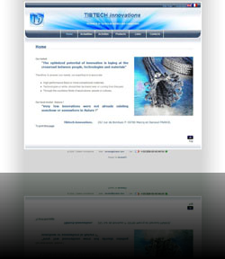 Site Web d'un industriel dans le textile - www.tibtech.com
