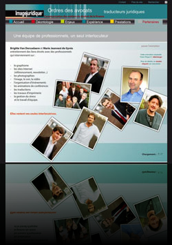 Site vitrine d'une agence de communication juridique - www.imagejuridique.com