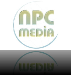 Ancien logo de NPC MEDIA (Version couleurs)