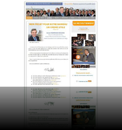 Site de candidature au Bâtonnat 2008 Paris - www.normand-bodard.com
