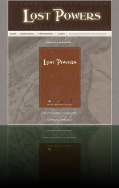 Site officiel d'un court-métrage - Lost Powers