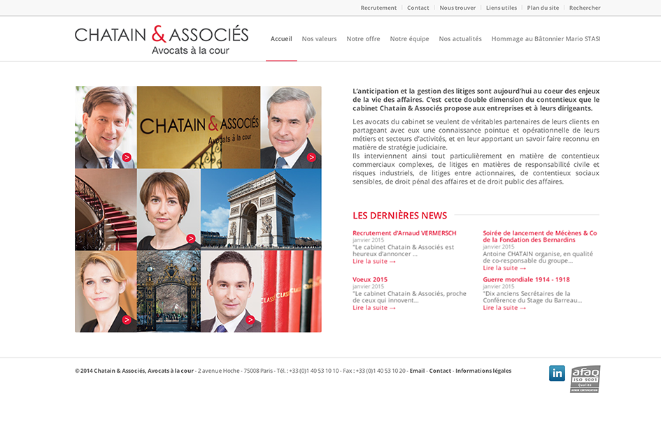 Cabinet avocat Chatain & Associés